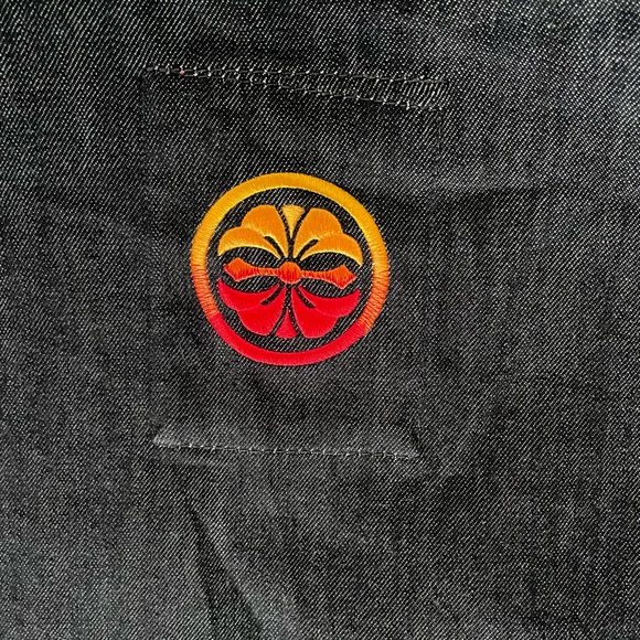 Evisu Komainu Denim Kimono NWOT - Picture 6 of 13